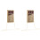 2pcs Chocolate Packet Cocktail Bride Cotton Portable 2