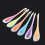 4 Pièces Spatule Silicone Double Embout Pour 4