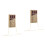 2pcs Chocolate Packet Cocktail Bride Cotton Portable 4