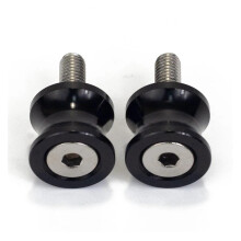 Motorcycle frame for Yamaha for MT07 for MT10 YZFR3 YZFR15 FZ1 FZ6 FZ6R motorcycle swingarm spool slider 6mm stand bolts motorcycle sliders (black)
