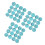 60Pièces Cabochons En Verre Pour Décorations Et 6