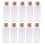 72 Pcs 15ml Clear Glass Bottles With Cork For Small Items Storage 1