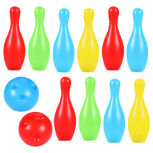 2 Sets Of Kids Bowling Toy Wear-Resistant Pin