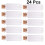 72 Pcs 15ml Clear Glass Bottles With Cork For Small Items Storage 10