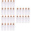 72 Pcs 15ml Clear Glass Bottles With Cork For Small Items Storage 7