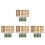 16 Pcs Static Grass Tuft Model For Train Landscape Railroad Scenery 8