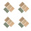 16 Pcs Static Grass Tuft Model For Train Landscape Railroad Scenery 5