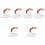 6 Sets Training Finger Models Nail Art Artificial Nails 5