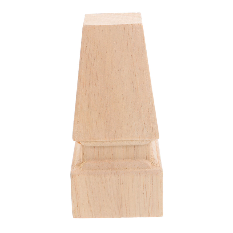 5Pcs Solid Wood Square Furniture Legs With European Carved Design 3611765965939