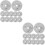 60 Pcs Whistling Kettle Lid Handle Kit With 6