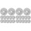 60 Pcs Whistling Kettle Lid Handle Kit With 2