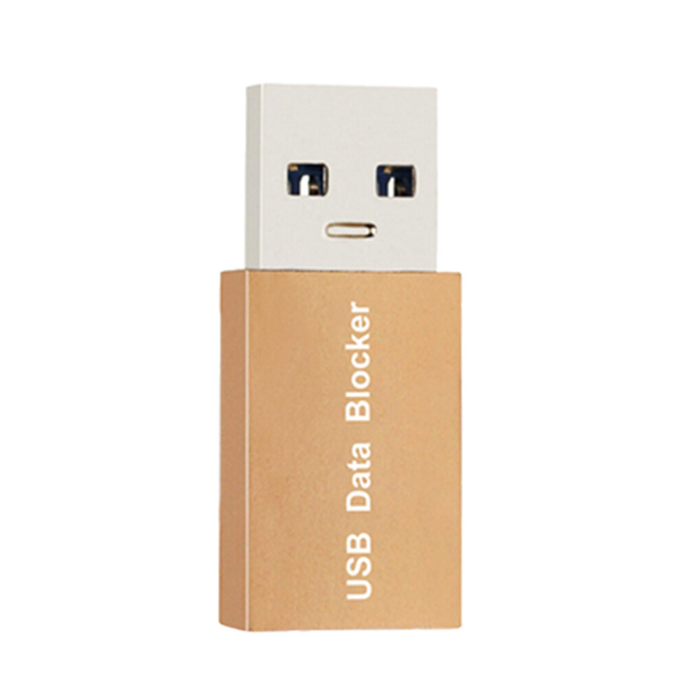Usb Data Blocking Usb Defender For Secure Charging Power 12V/3A Aluminum Casing Provide Safe Charging Gold 9426802612431