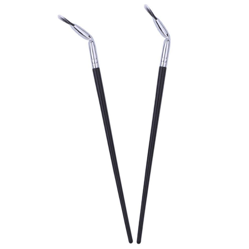 Happyyami 2 Pack Eye Brow Brush Angled Eyebrow Makeup Brushes For Eyeshadow