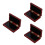 3pcs Box Saxophone Case Clarinet Case Walnut Case Wooden Reed Storage 8