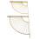 4 Pcs Wall Mounted Triangle Shelf Support Bracket With Screws 9
