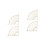 4 Pcs Wall Mounted Triangle Shelf Support Bracket With Screws 5