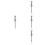 4Pcs Loaded Spring Rod Alloy Pinball Shooter For Arcade Machine 5