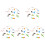 5 Sets Simulation Plastic Birds Toys For Children 3