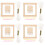 4 Sets Weaving Loom Kit Handcraft Mini Woven Machine Darning Tool 6