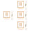 4 Sets Weaving Loom Kit Handcraft Mini Woven Machine Darning Tool 7