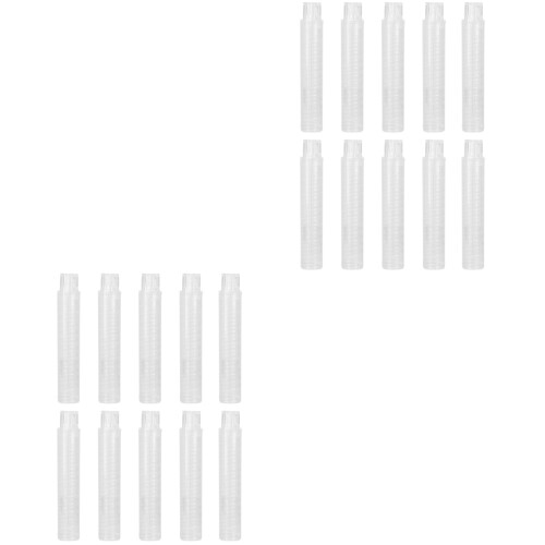 20 Pcs Transparent Plastic Chalk Holder Water Soluble Clip Cover 2