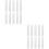 20 Pcs Transparent Plastic Chalk Holder Water Soluble Clip Cover 6