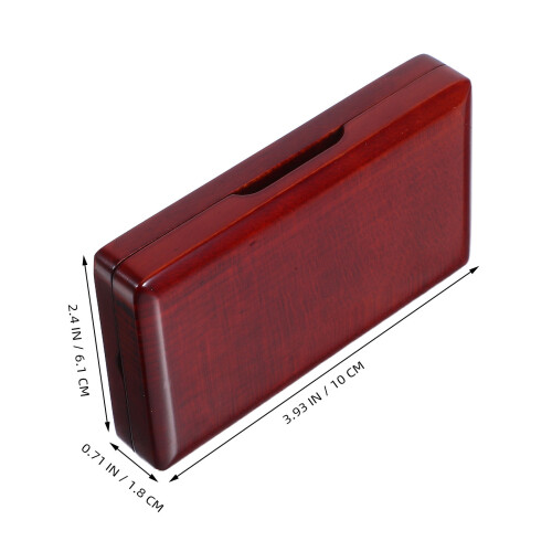 3pcs Box Saxophone Case Clarinet Case Walnut Case Wooden Reed Storage 2