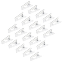 2 Pcs Small Plastic Clips Wall Spring Adhesive For Hanging Tapestry