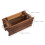 Wood Rectangle Planter Box Rustic Wooden Decorative Pot For Indoor Use 3