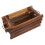 Wood Rectangle Planter Box Rustic Wooden Decorative Pot For Indoor Use 1