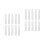 20 Pcs Transparent Plastic Chalk Holder Water Soluble Clip Cover 4