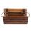 Wood Rectangle Planter Box Rustic Wooden Decorative Pot For Indoor Use 8