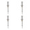 4Pcs Loaded Spring Rod Alloy Pinball Shooter For Arcade Machine 4