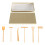 4 Sets Sand Rake Plastic Child 1