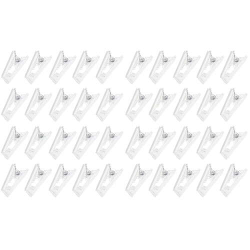 2 Pcs Small Plastic Clips Wall Spring Adhesive For Hanging Tapestry 2