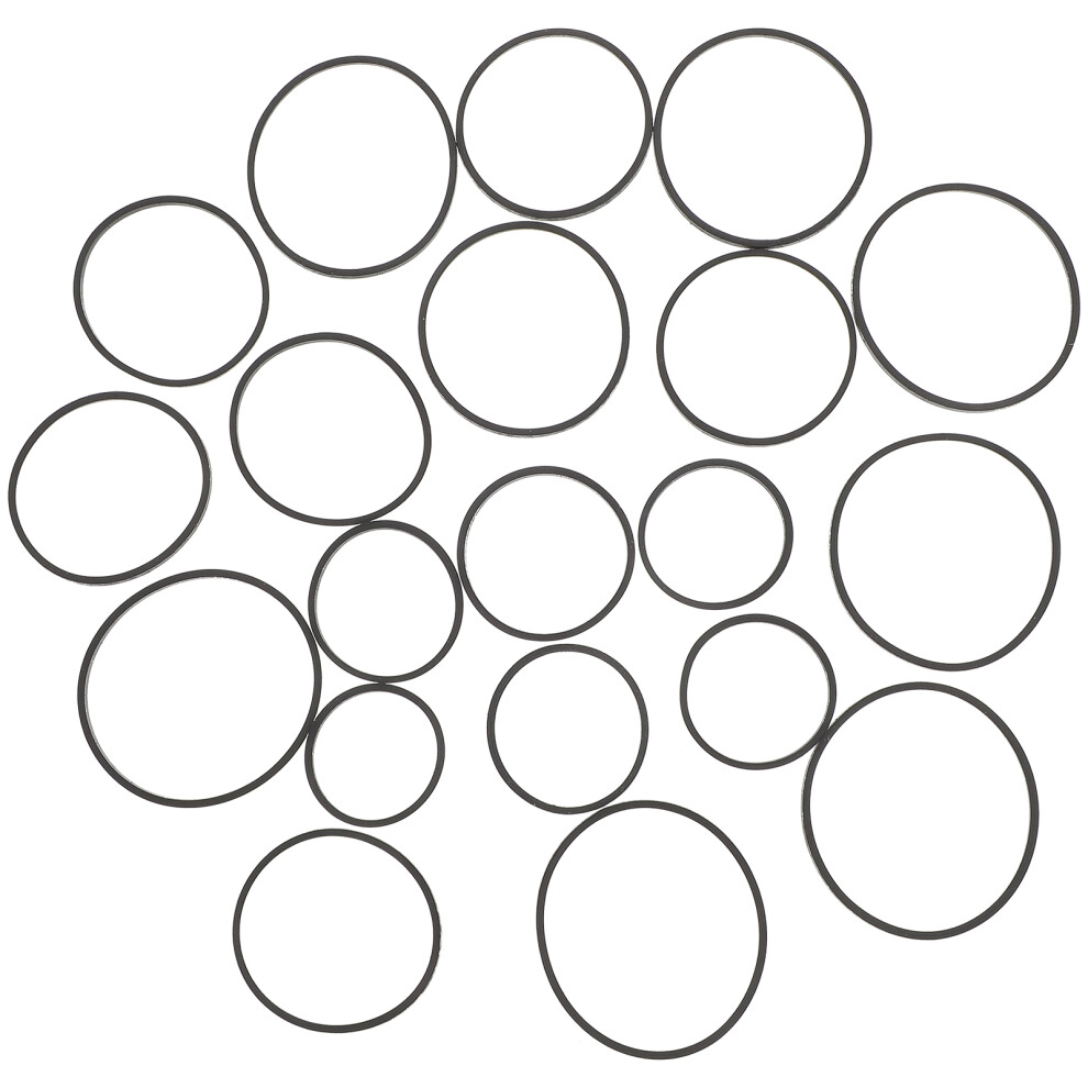 40 Pcs Rubber Belts For Cassette Recorder Repair And Maintenance 3611845404099