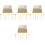 4 Sets Sand Rake Plastic Child 3