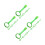 16 Pcs Pull Up Rings For Playpen Walking Exercise Safety 4