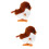 2Pcs Jumping Sparrow Wind Up Animal Toy Clockwork Spring Plaything 7
