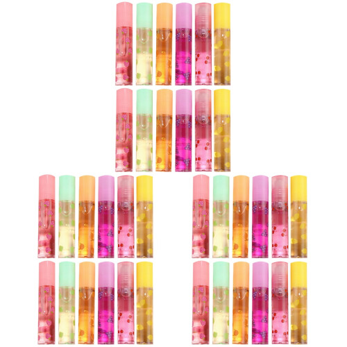 36 Pcs Transparent Fruit Lip Gloss Moisturizing Colorless Lipstick 2