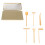 4 Sets Sand Rake Plastic Child 10