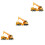 3Pcs Delicate Model Crane Pendant Desktop Ornament For Decoration 5