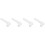 4pcs Child White Handle Anti-Collision 4