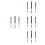 12 Pcs Adjustable Fine Line Ruling Pen For Precision Drawing 9