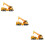 3Pcs Delicate Model Crane Pendant Desktop Ornament For Decoration 9