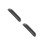2Pcs Surfboard Large Fin Splitter Snap Base Durable Black 8