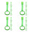 16 Pcs Pull Up Rings For Playpen Walking Exercise Safety 7