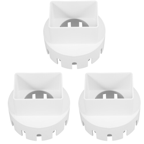 3Pcs Plastic Downspout Connector Rain Pipe Adapter 2