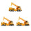 3Pcs Delicate Model Crane Pendant Desktop Ornament For Decoration 2