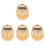 4Pièces Kalimba Décoratif 8 Clés Pour Débutants 2